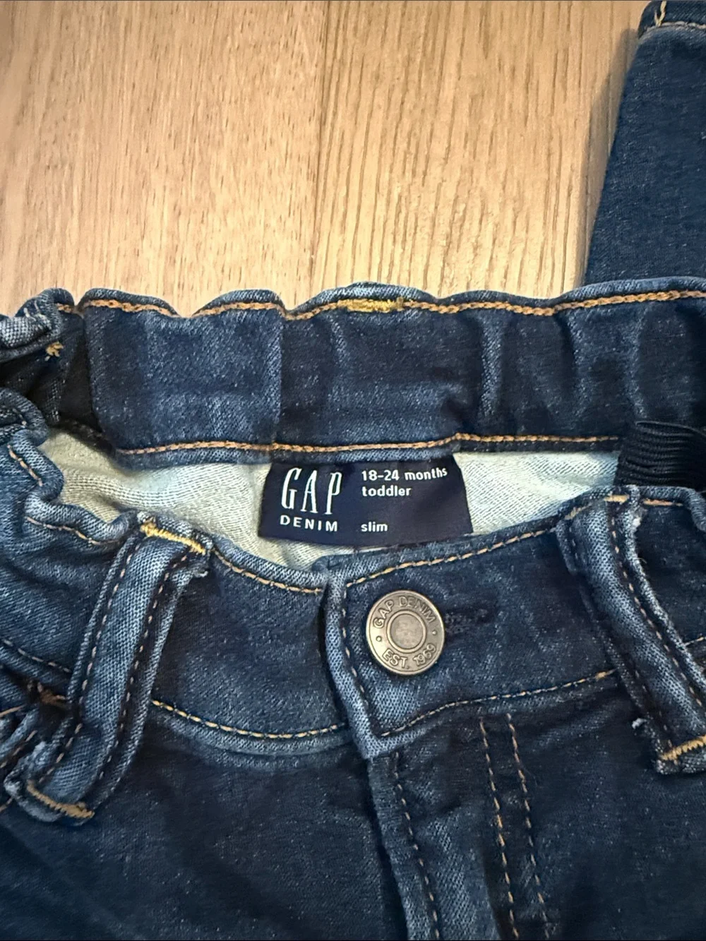 Gap Denim Toddler Boy's Slim Denim Jeans - Size 18-24 months - Like New!